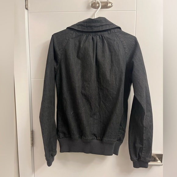 Fenchurch dark denim bomber jacket - Picture 3 of 3